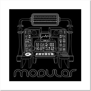 Modular Synthesizer Musician Posters and Art